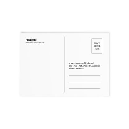 Postcard 'Not Alien' Pattern (Algerian Immigrant, Ellis Island, ca. 1906-1914) | Alien Nation™
