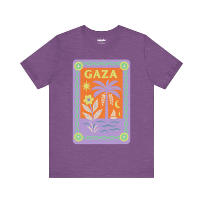 Gaza 'Break the Chains' Graphic Tee (Unisex) | Front Pastels Print