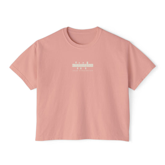 Boxy Organic Women’s Tee | 'Arab Hyphenated' Logo