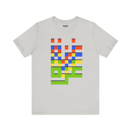 'Gaza in Color and Pixels' Arabic Text - Unisex Graphic Tee