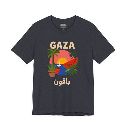 Gaza Will Bloom Again Unisex Graphic T-Shirt | Front Print