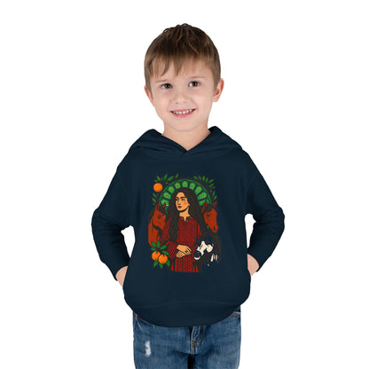 'Palestinian  Equestrian Woman' Ancestor Heritage Hooded Sweatshirt (Toddler, Unisex) | 2-6T