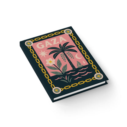 For Gaza, For Memory and Hope – Premium Ruled Journal in Deep Teal