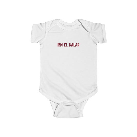 'Ibn el Balad' 'Son of the Land' | Infant Jersey Bodysuit | New Born - 24 Months