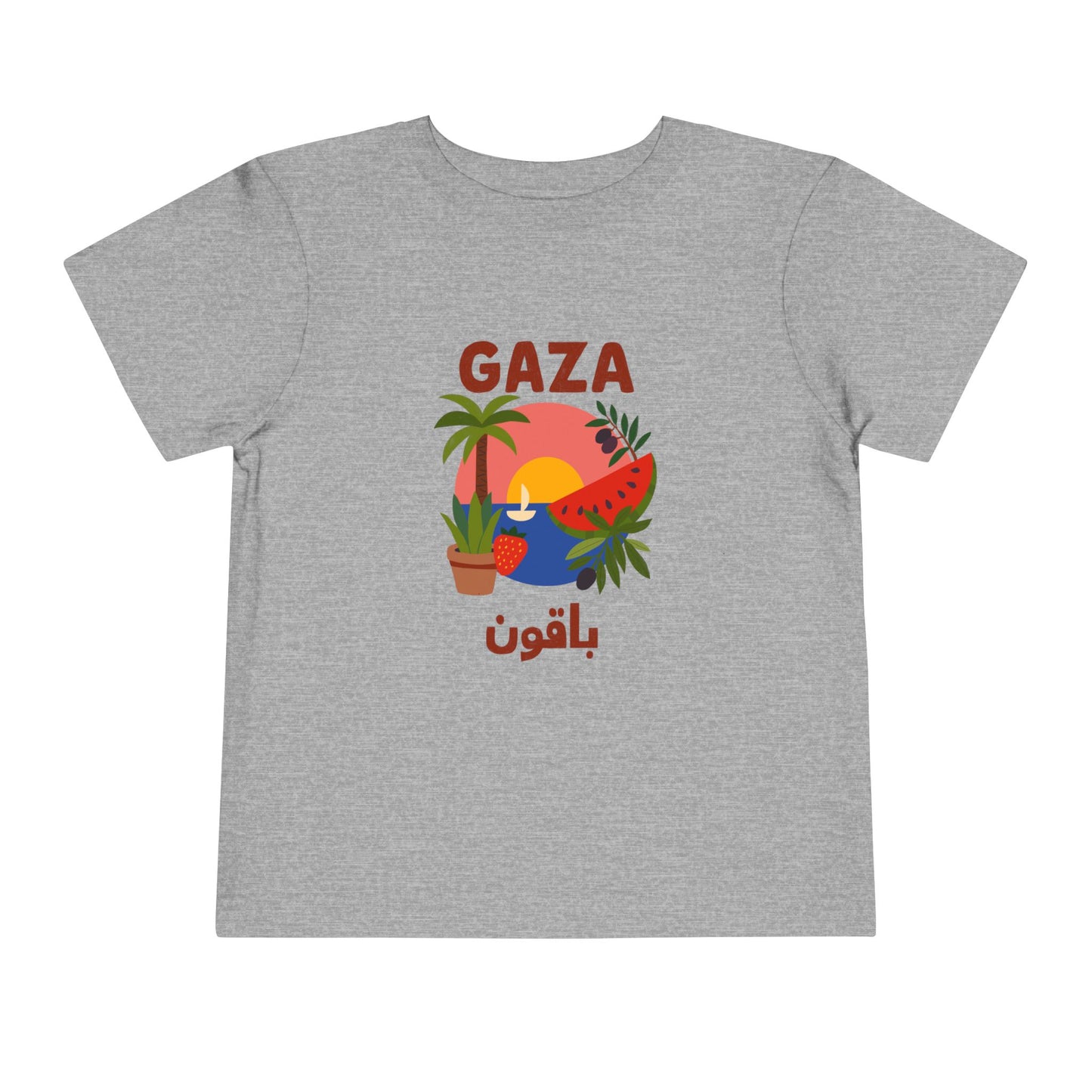'Gaza Will Bloom Again' Unisex Cotton Heritage Tee | Kids 2-5T