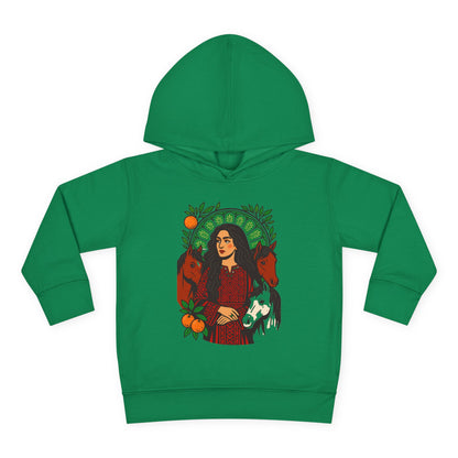 'Palestinian  Equestrian Woman' Ancestor Heritage Hooded Sweatshirt (Toddler, Unisex) | 2-6T