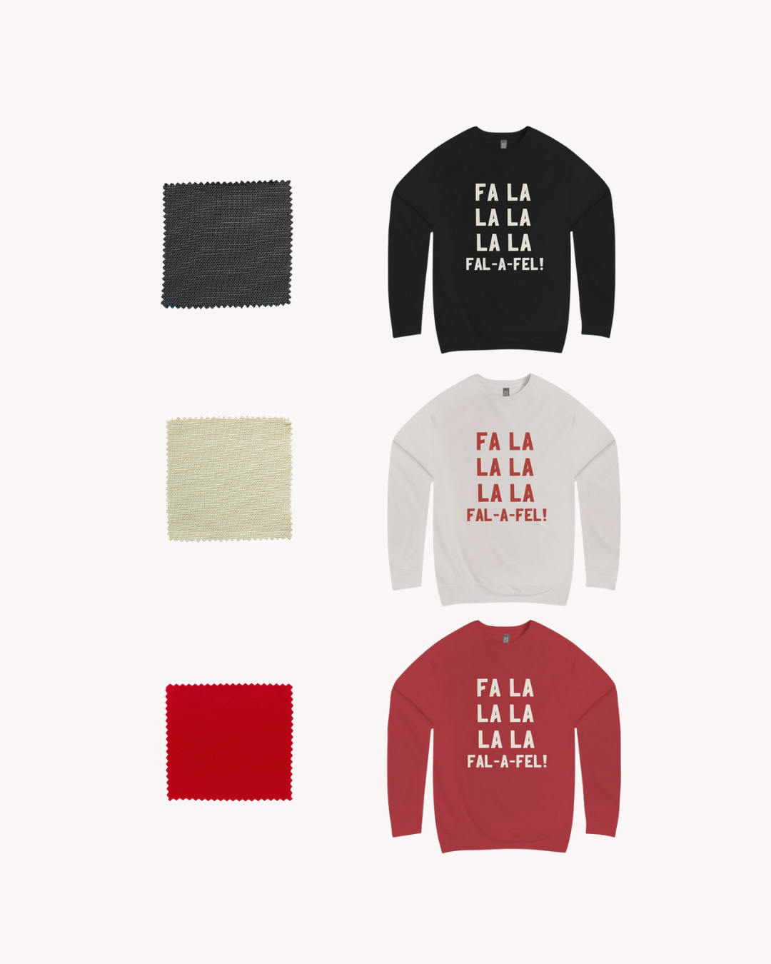 Falalala-Falafel Cotton Crew Neck Sweater [Limited Edition]