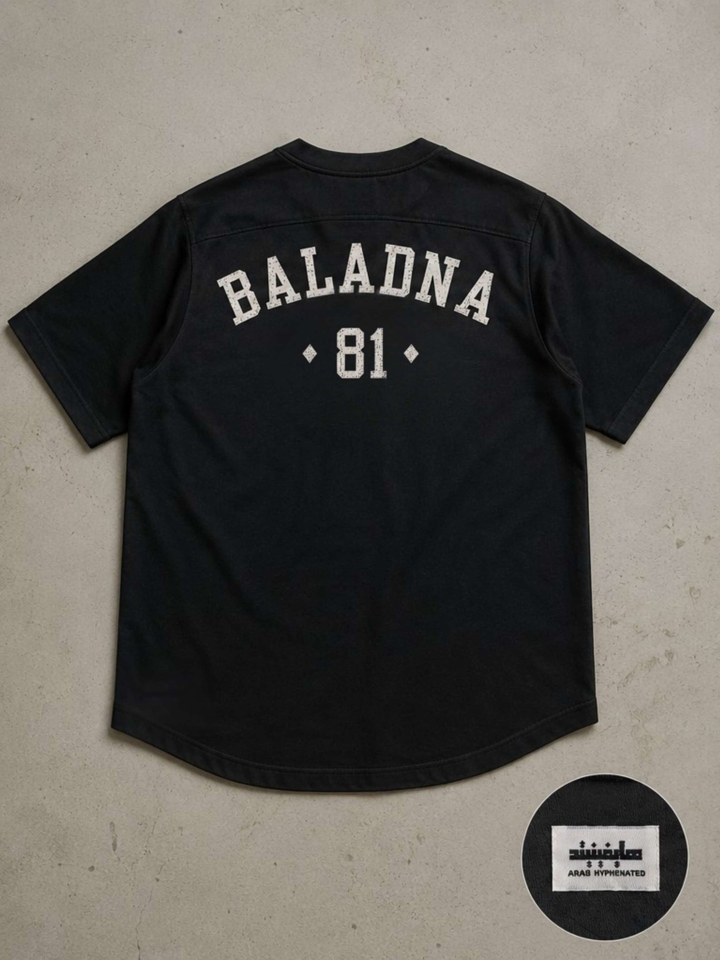BALADNA 81 Baseball Jersey | Premium Oversized Streetwear