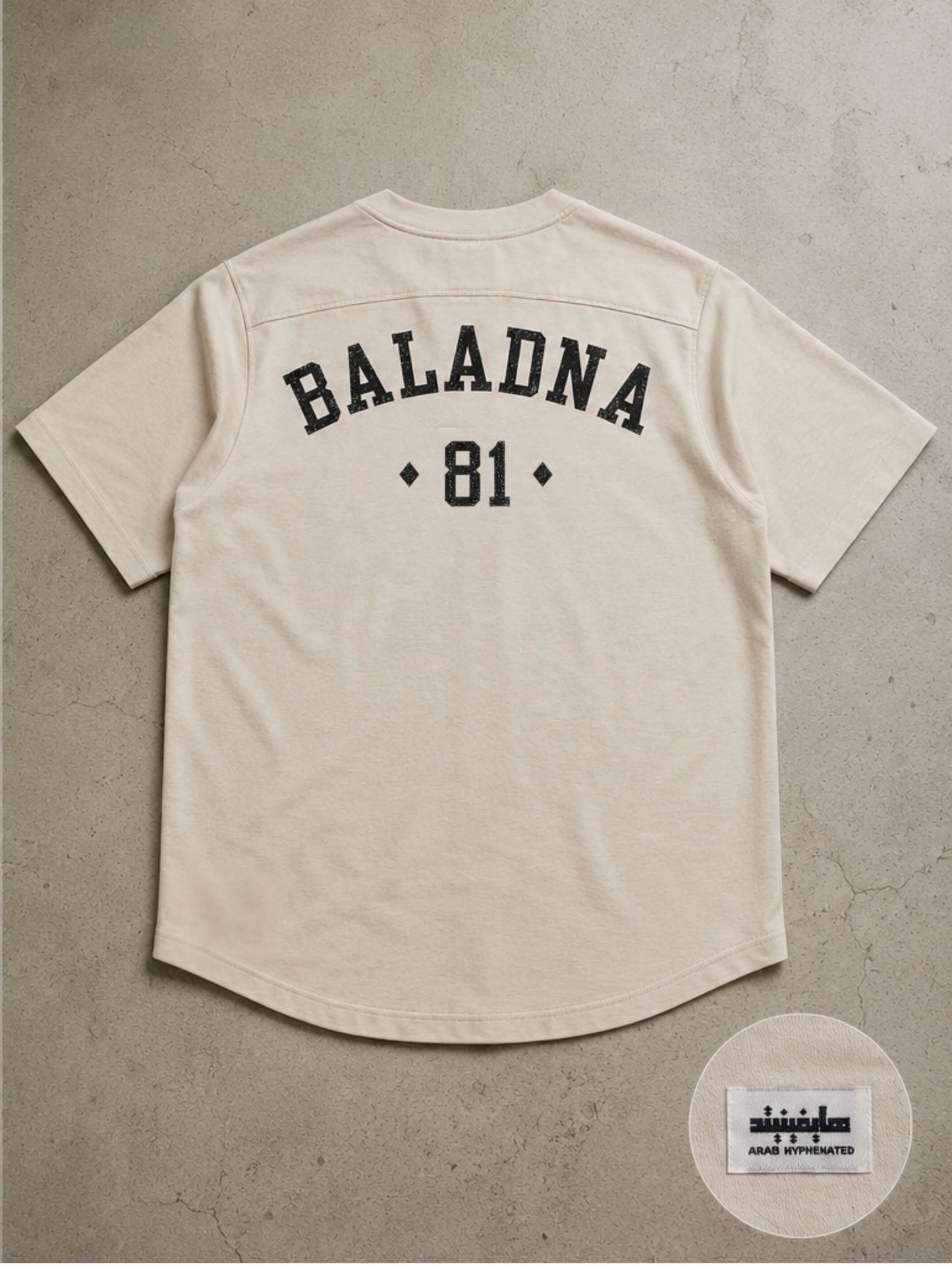BALADNA 81 Baseball Jersey | Premium Oversized Streetwear