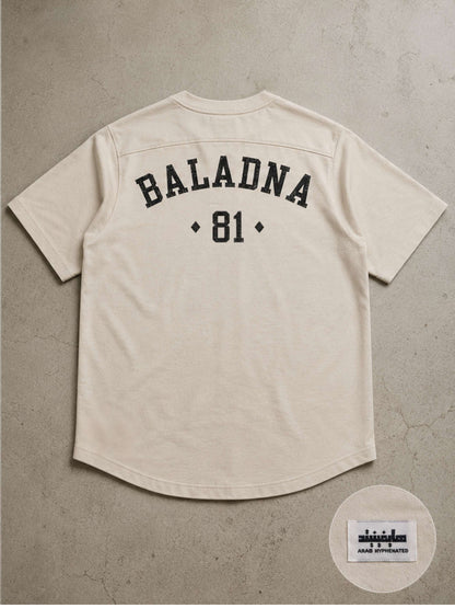 BALADNA 81 Baseball Jersey | Premium Oversized Streetwear