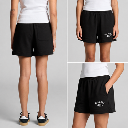 Women's Relax Track Shorts | Baladna 81 | Embroidered