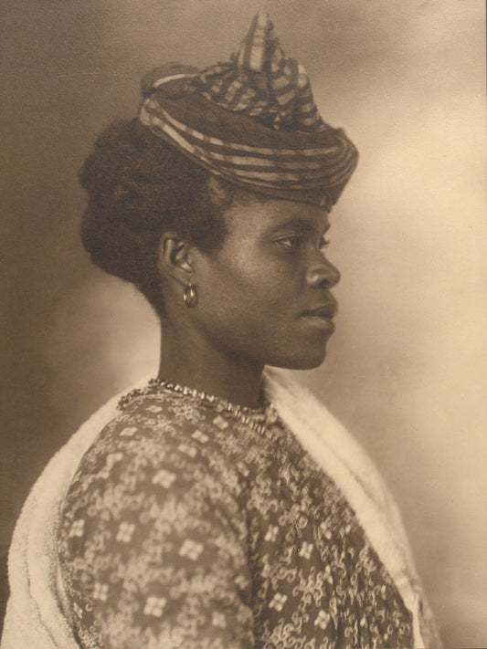 'Not Alien' Patterned Heritage Greeting Card [Gift] | Guadaloupean Immigrant, Ellis Island, 1911