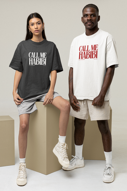 Call Me Habibi — Tall Oversized Heavyweight Cotton Tee