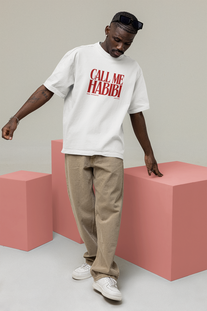 Call Me Habibi — Tall Oversized Heavyweight Cotton Tee