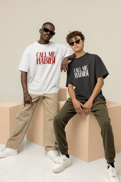 Call Me Habibi — Tall Oversized Heavyweight Cotton Tee