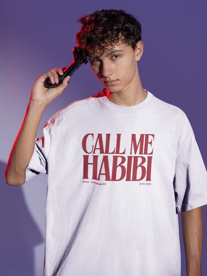 Call Me Habibi — Tall Oversized Heavyweight Cotton Tee
